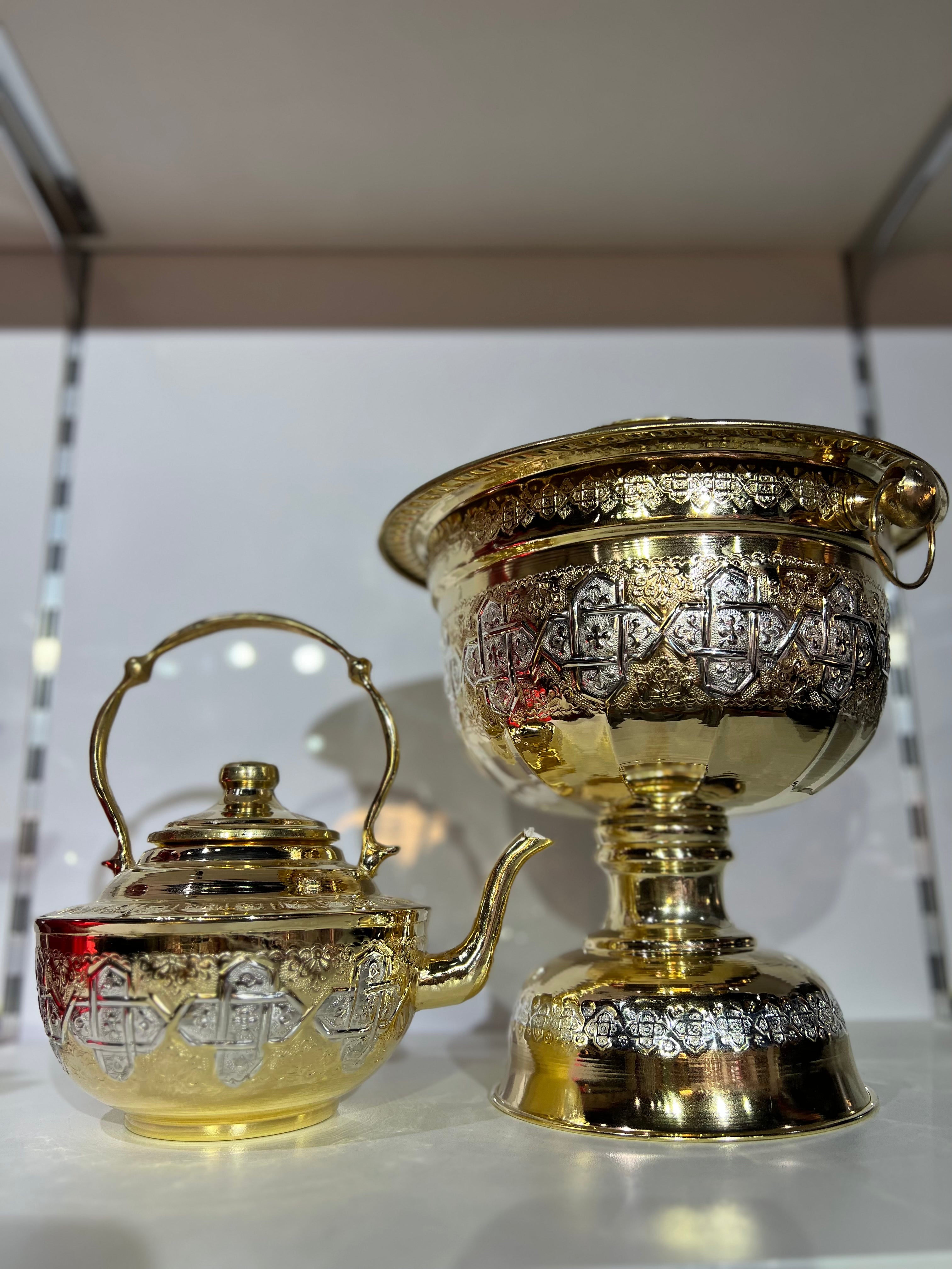Chelal /الطاس Tasse/ bouilloire lavage de mains / chelal / lavabo Marocain/ hand washing pot