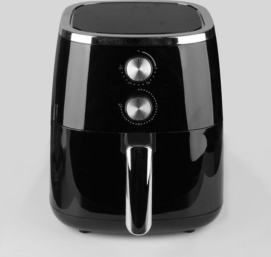 Royalty Line® AF1500 Airfryer XXL - Friteuse à air chaud XXL 5 litres - Airfryers 1500W avec minuterie - 80-200°C - Zwart