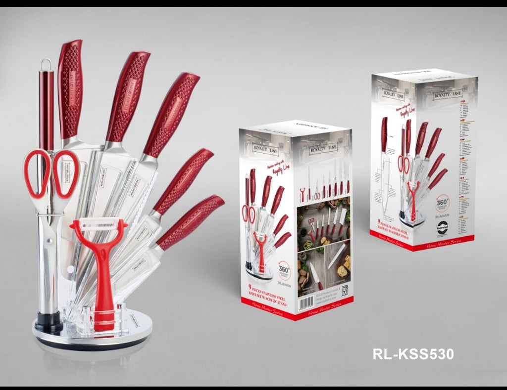Ensemble de couteaux 8
PCS   Rouge / knife 8pcs RL-KSS530