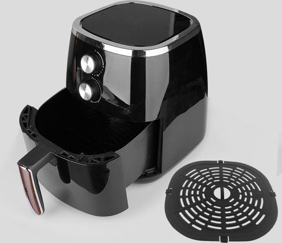 Royalty Line® AF1500 Airfryer XXL - Friteuse à air chaud XXL 5 litres - Airfryers 1500W avec minuterie - 80-200°C - Zwart