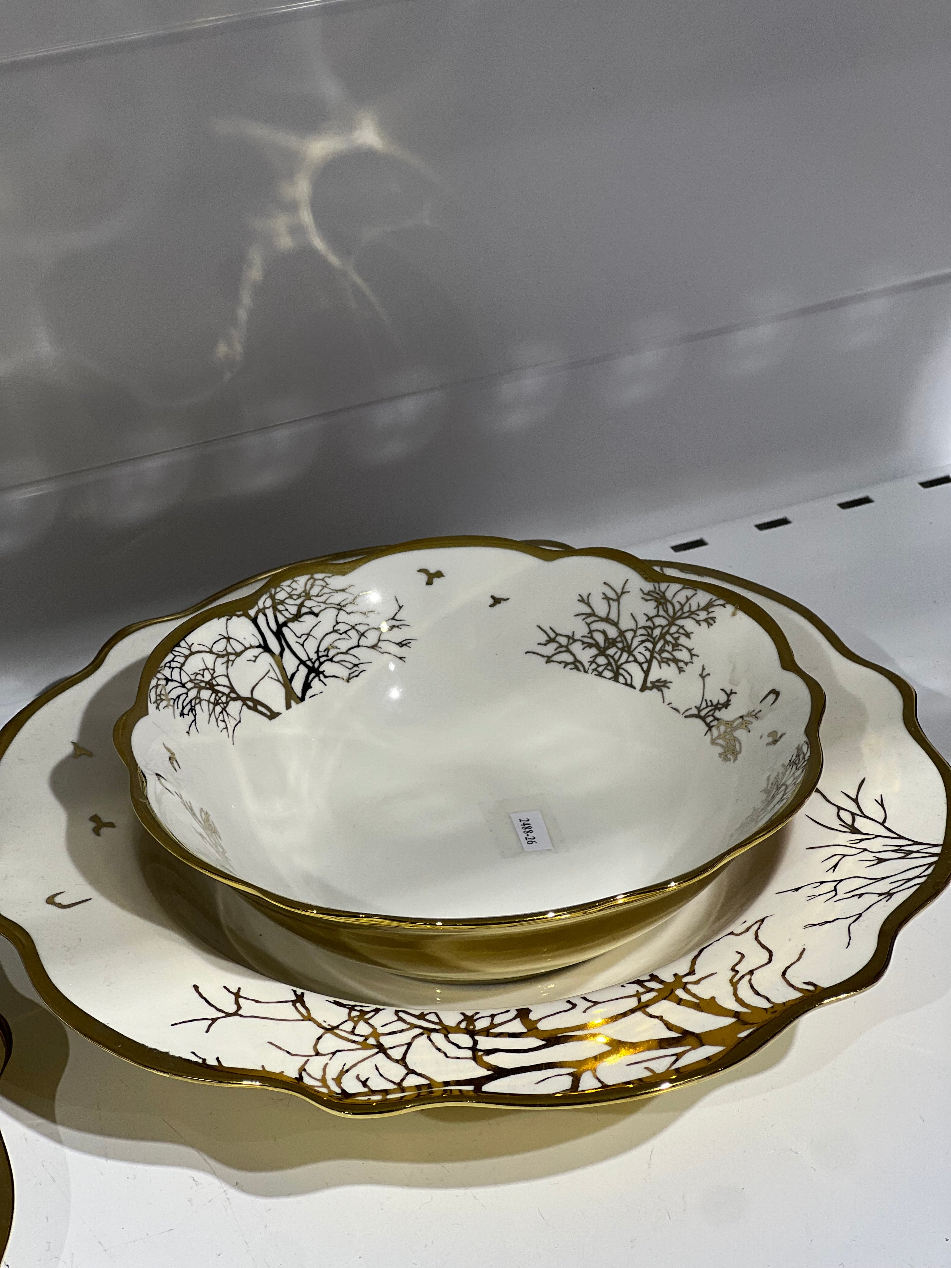 24pcs plate set/24pcs assiettes/dinners set fleur