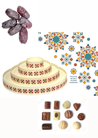 Présentoir de dattes 4 étages
/Plateau pour chocolat,dattes, gâteaux marocains/ support dattes/ dadelsweergave van 4 verdiepingen
/Dienblad voor chocolade, dadels, Marokkaans gebak/dadel dienblad/tray for chocolate/ tmar