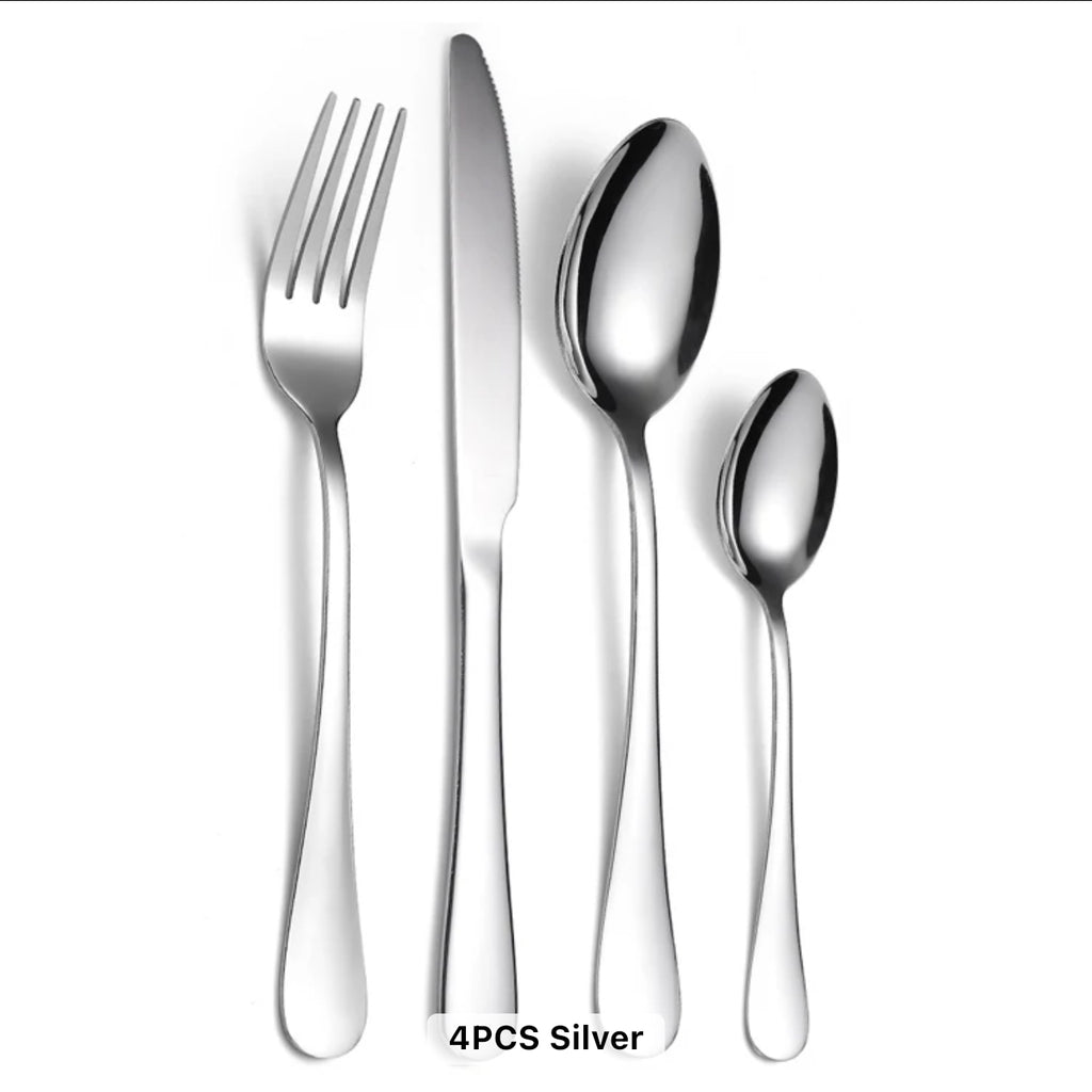Ensemble de couverts  en argenté( Silver) 24 pièces