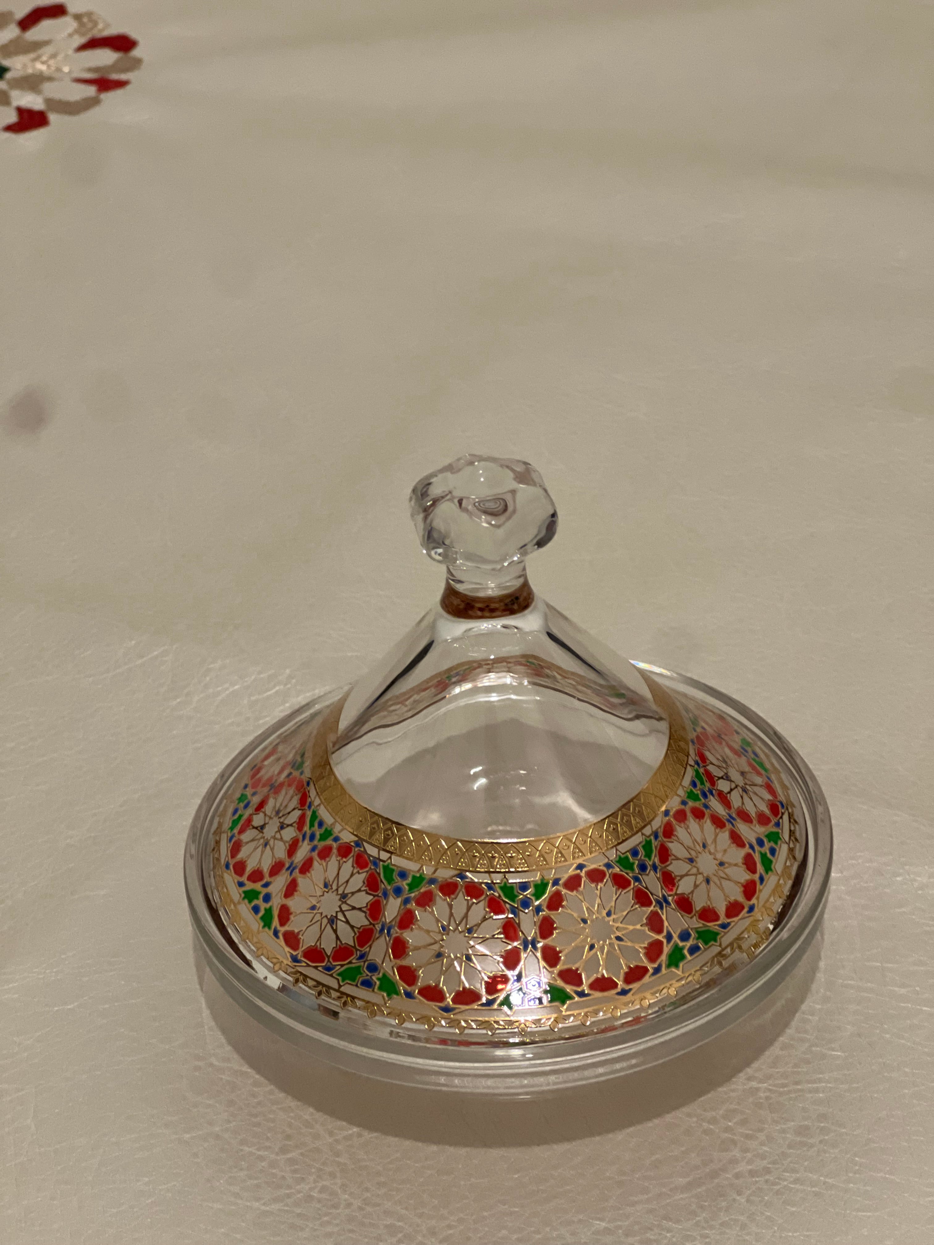 Set de 3 Mini Tagines Zellige 12 cm – Bleu, Rouge et Vert