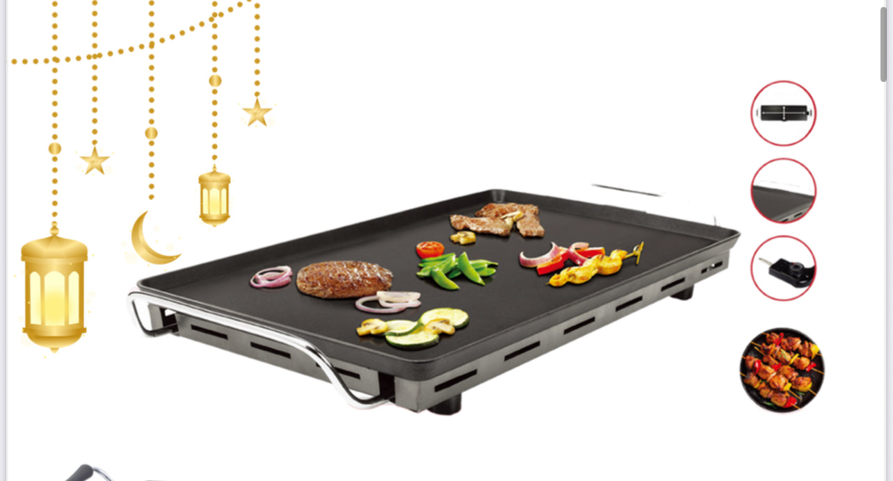 Placha XXL/ Electrique Grill /Plaque Teppanyaki 60*36CM-2500W