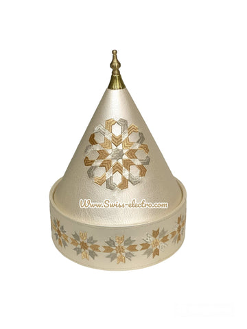Tefour /tayfour/ tifour / mida déco doré/ zelija cartier/tajine cuir