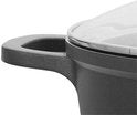Casserole  - Marmite À Soupe - Ø 36 cm - Cocotte De 14 Litres Avec Couvercle En Verres - Résistant Au Four - Revêtement Antiadhésif - Aluminium - Zwart