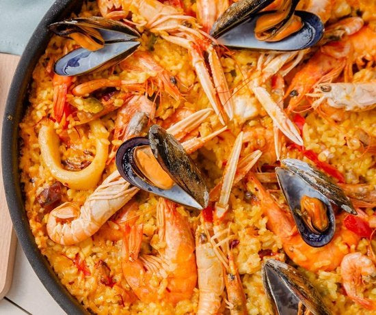 Poêle à paella / crêpes / grille