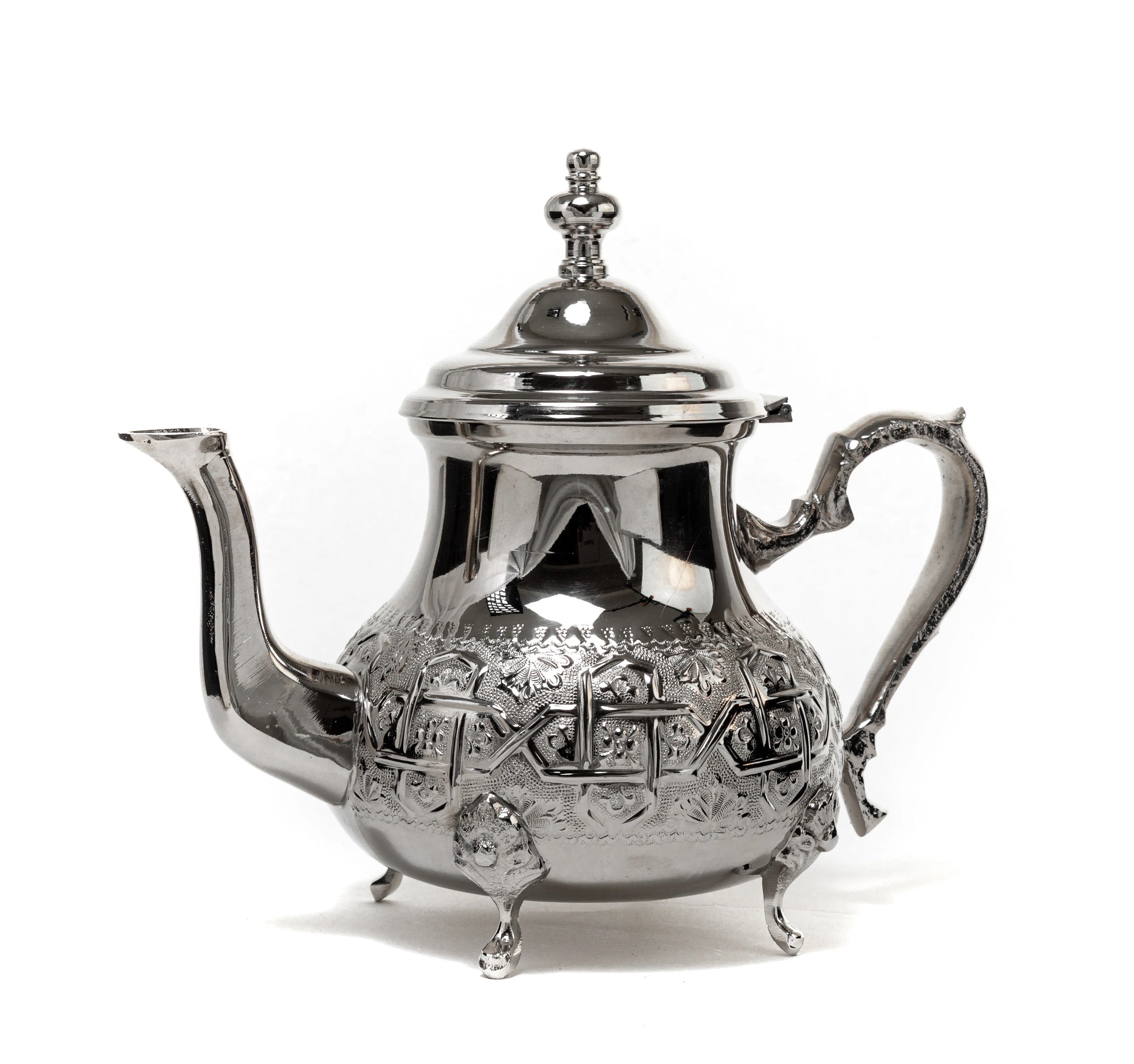 Théière Maroc majestère  silver