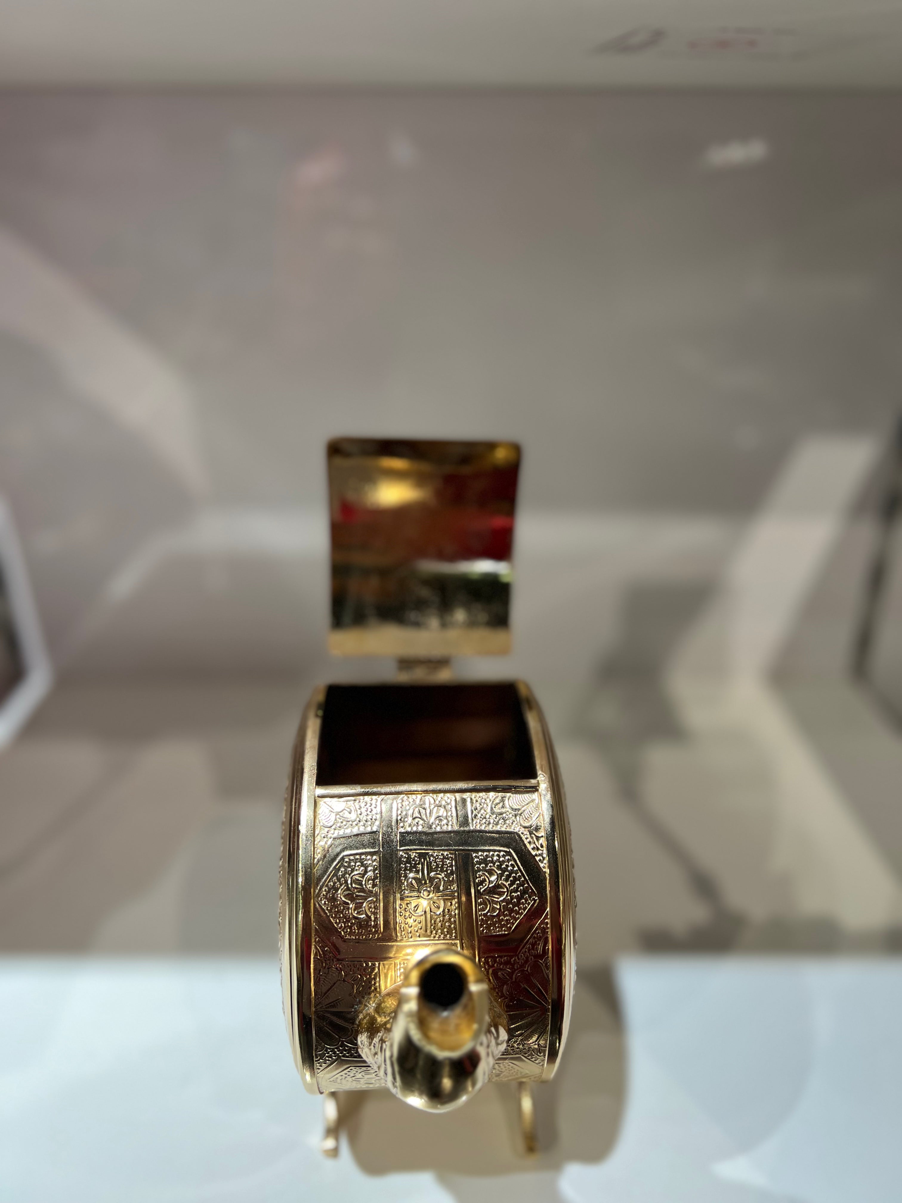Théière marocaine rond MAGANA doré