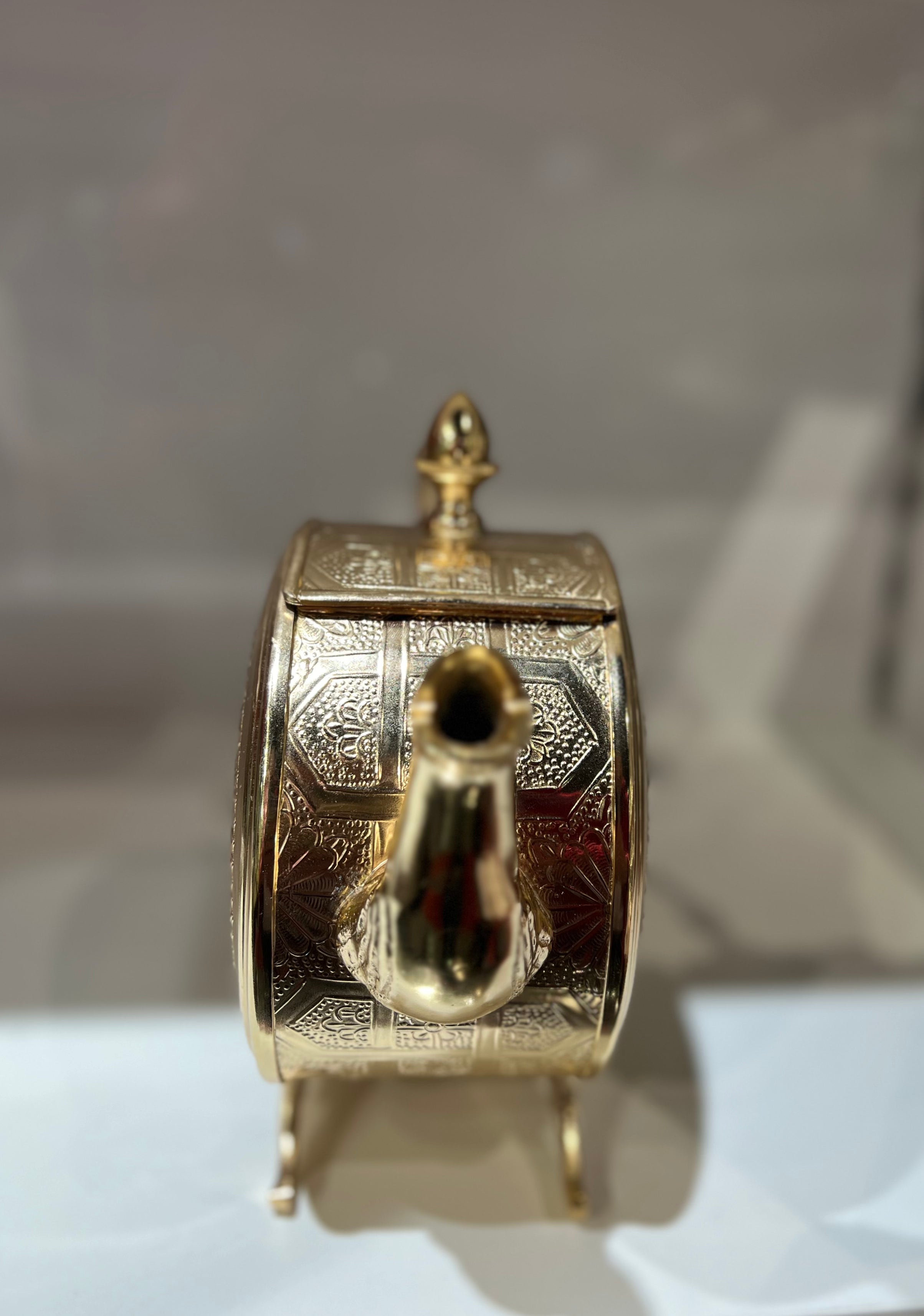 Théière marocaine rond MAGANA doré