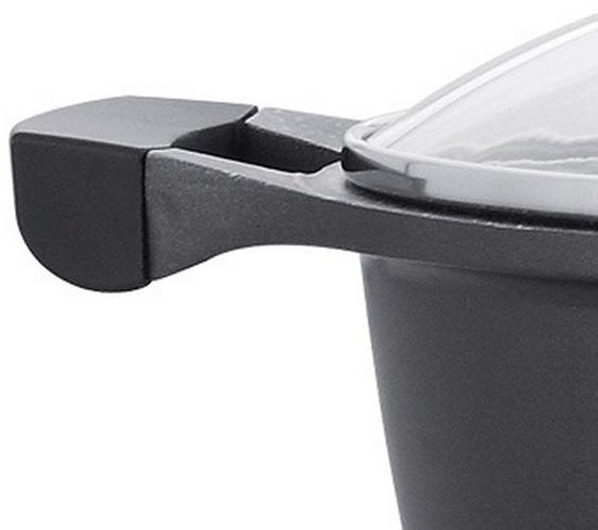 Braadpan - Bakpan - Soeppan - casserole Ø 24 cm - 3.8 Liter Kookpan Met Glazen Deksel - Antiaanbaklaag/ faitout