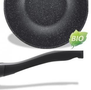 Plaque de Cuisson au Wok avec Revêtement en Marbre - 30 cm