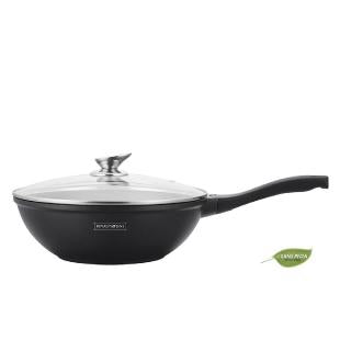 Wok de revêtement marbré 28cm