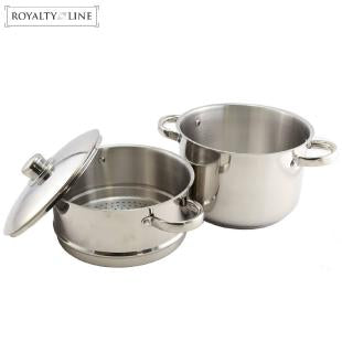 Royalty Line RL-C14L: Couscous en acier inoxydable 14L