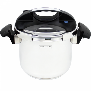 Royalty Line RL-PC10L : cocotte/ Autocuiseur en acier inoxydable de 10 litres