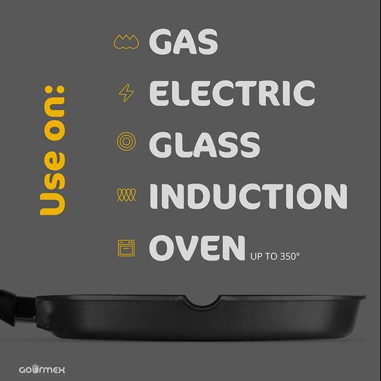 Poêle Grill Induction24 cm/ 28 cm