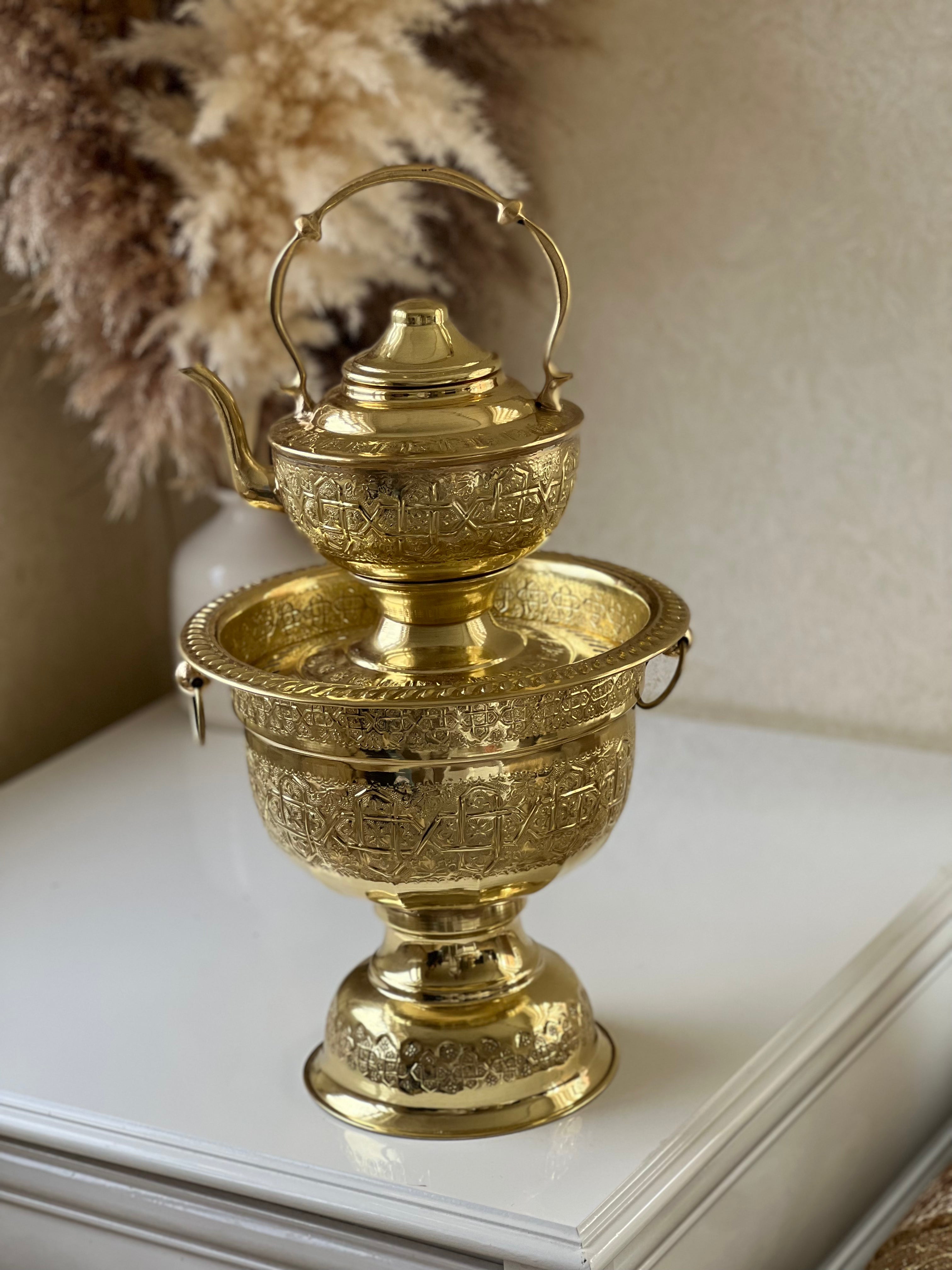 Chelal /الطاس Tasse/ bouilloire lavage de mains / chelal / lavabo Marocain/ hand washing pot