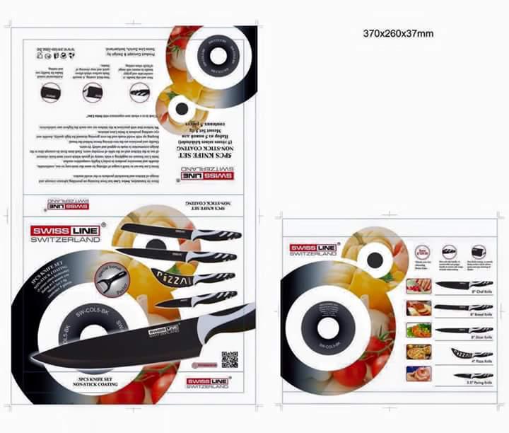Set de couteaux 6pc "Couleurs"