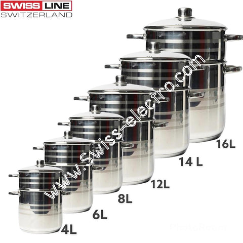couscoussière en inox / stoompan / couscous pot