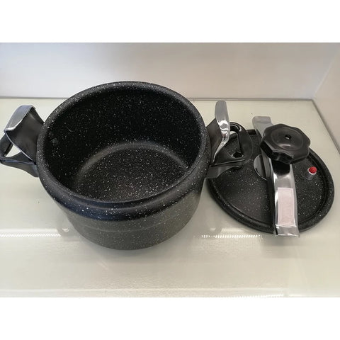 COCOTTE ALUMINIUM MARBRE GRANITE/ pressure cooker Marble Noir