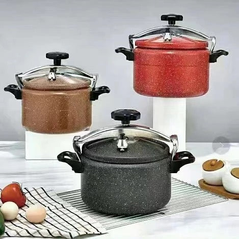 COCOTTE ALUMINIUM MARBRE GRANITE/ pressure cooker Marble Noir