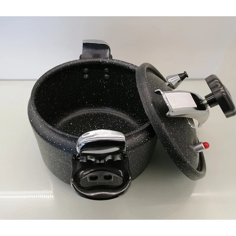 COCOTTE ALUMINIUM MARBRE GRANITE/ pressure cooker Marble Noir
