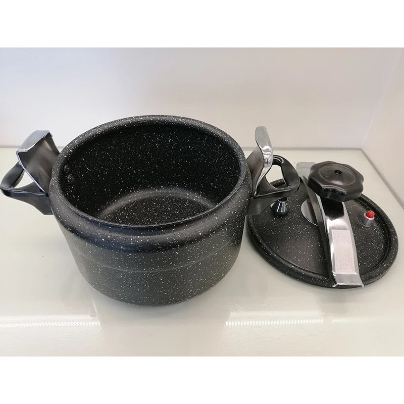 COCOTTE ALUMINIUM MARBRE GRANITE/ pressure cooker Marble Noir