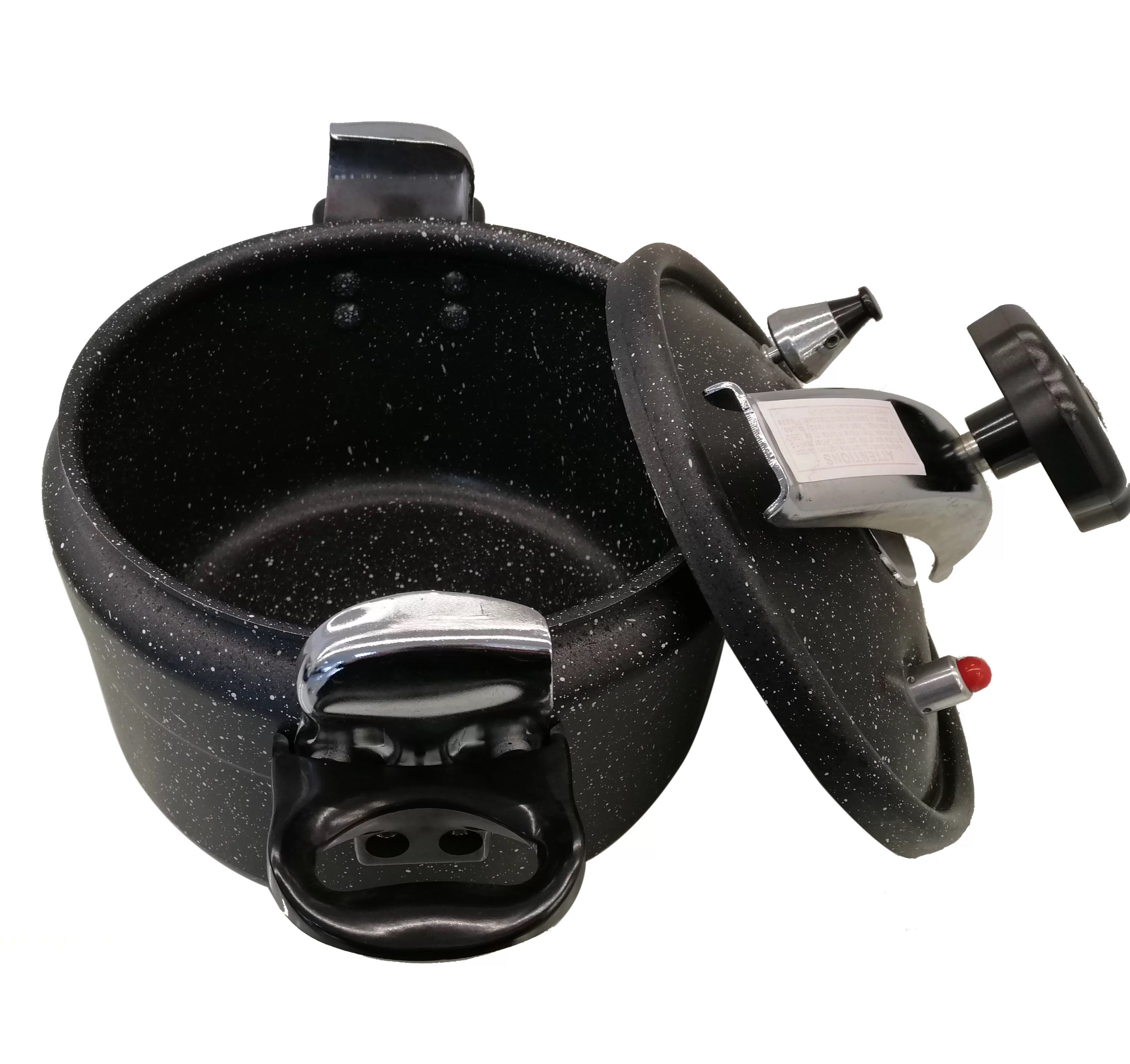 COCOTTE ALUMINIUM MARBRE GRANITE/ pressure cooker Marble Noir